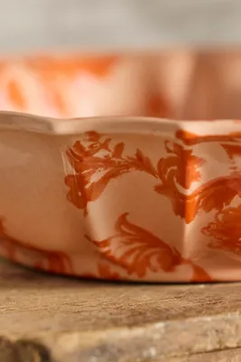 Botanical Silhouette Large Serving Bowl - Glazed Earthenware product