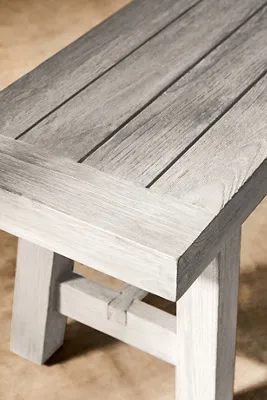 Braced Leg Teak Bench product