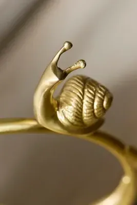 Brass Snail Watering Can - Gold, Brass product