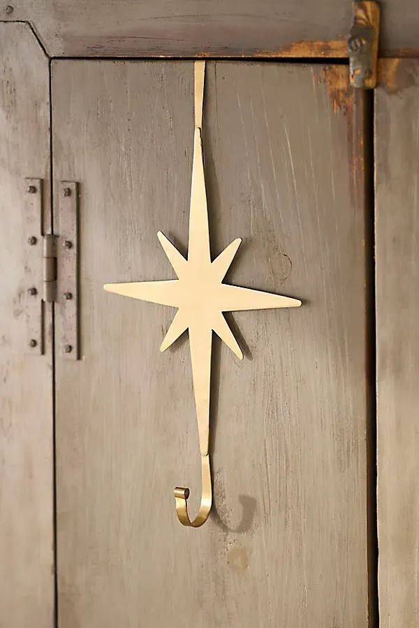 Brass Starburst Wreath Hanger - Gold, Brass by Anthropologie, image 2