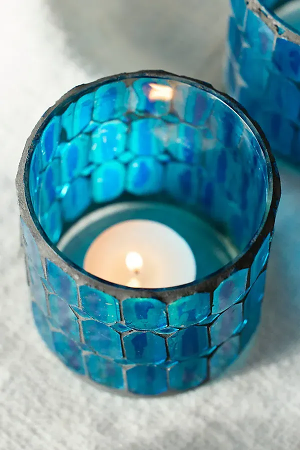 Caged Mosaic Votives Set of 2 product