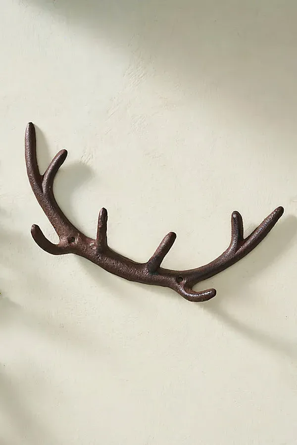 Cast Iron Antlers Hook Rack by Anthropologie, alternate view