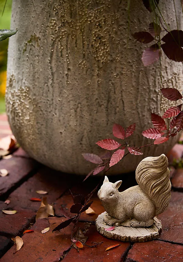 Cast Iron Squirrel Sculpture - Green by Anthropologie, image 2