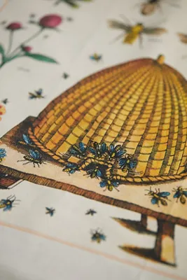 Cavallini Bee + Honey Dish Towel - Cotton product
