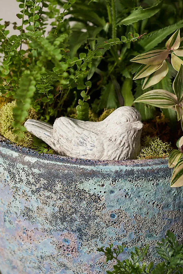 Cement Bird Sculpture - Beige by Anthropologie