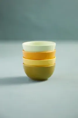 Ceramic Pinch Bowls Set of 4 - Green product