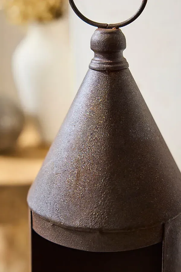Chimney Taper Holder - Brown, Aged Iron by Anthropologie, alternate view