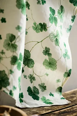 Clover Linen Dish Towel - Green product
