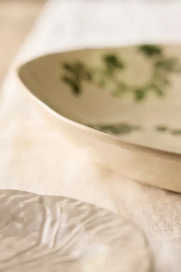 Clover Stoneware Serving Platter - Beige product