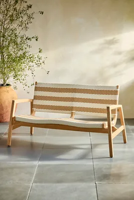Coastline 2-Seater Sofa - Wicker, Teak product