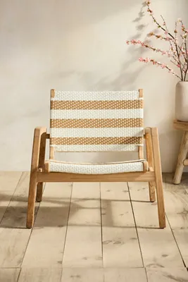Coastline Wicker & Teak Lounge Chair product