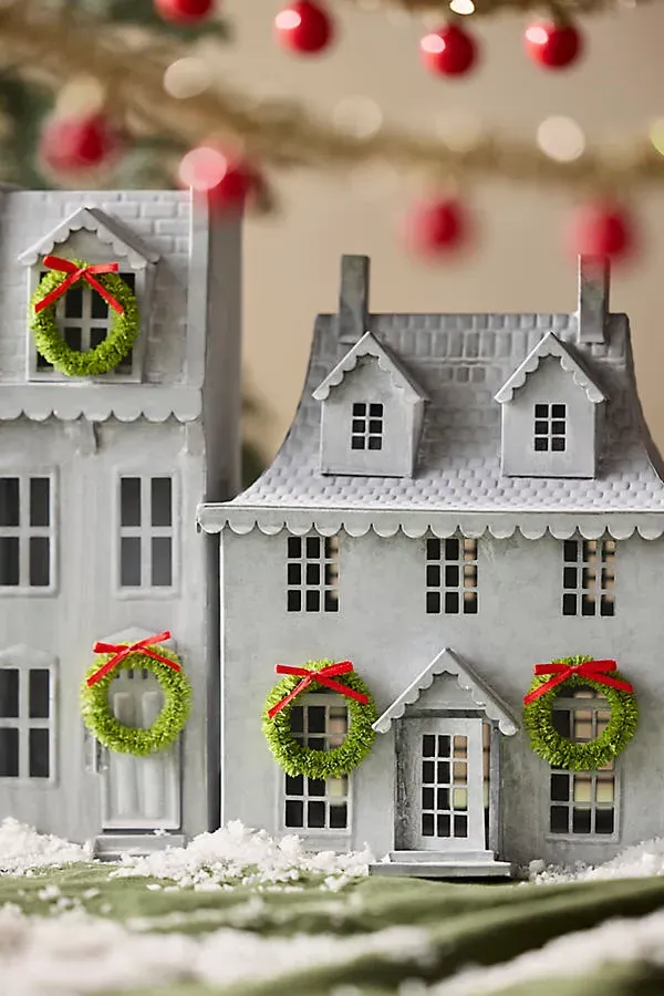 Concordville Mini Evergreen Wreaths Set of 4 by Anthropologie