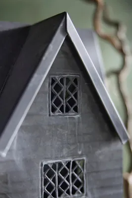 Concordville Salem Half House Spooky Village - Black product