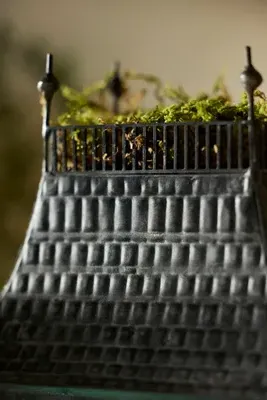 Concordville Spooky Village House - Black, Zinc by Anthropologie, image 2