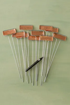 Copper Plaque Plant Markers Set of 10 product