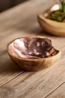 Copper + Teak Bowl by Anthropologie, alternate view