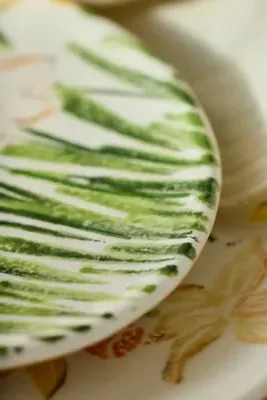 Daffodil Small Oval Serving Platter - White, Stoneware product
