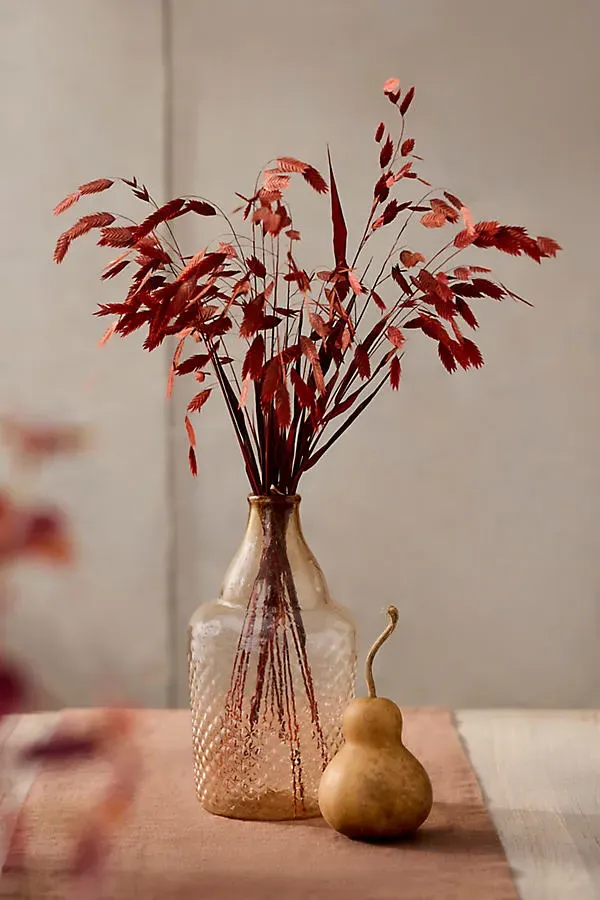 Dried Chasmanthium Bunch - Orange by Anthropologie