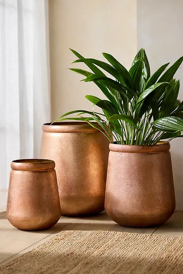 Droplet Planter - Copper, Iron by Anthropologie
