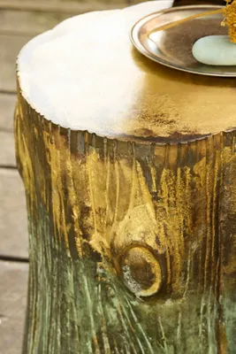 Faux Bois Aluminum Stool product