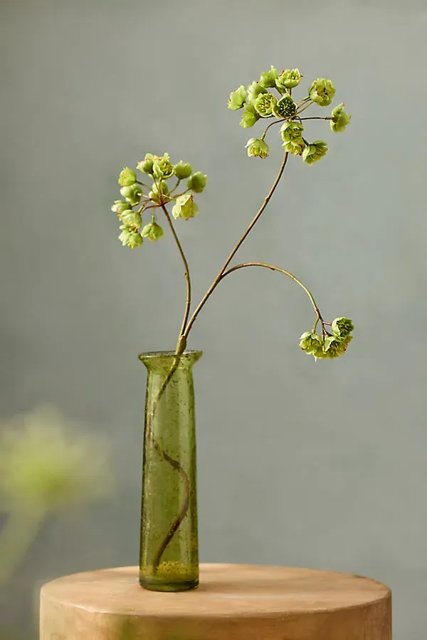 Faux Hellebore Spray - Green, Polyester by Anthropologie