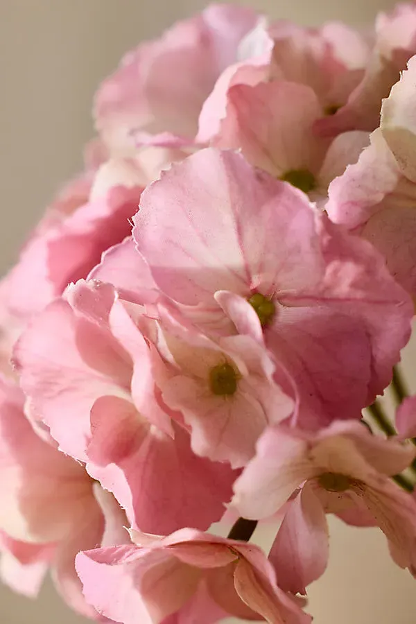 Faux Hydrangea Stem - Pink, Polyester product
