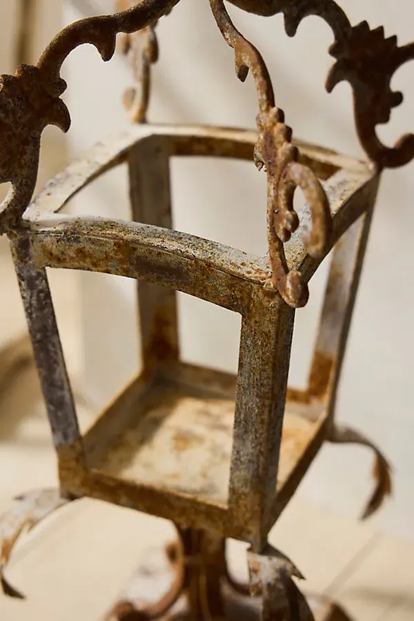 Filigree Lantern - White, Iron product