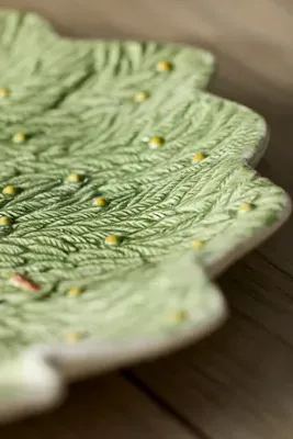 Fir Tree Stoneware Serving Platter by Anthropologie, alternate view