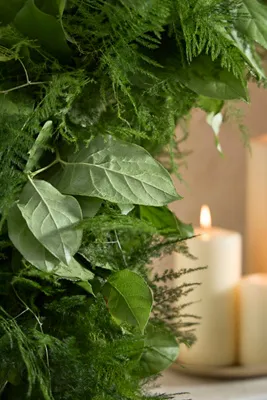 Fitler Fresh Botanical Garland - Green, Salal & Plumosus product