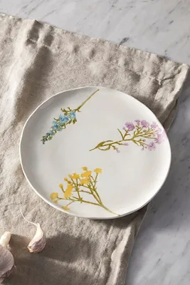 Floral Bunches Small Plate - Earthenware by Anthropologie, image 2