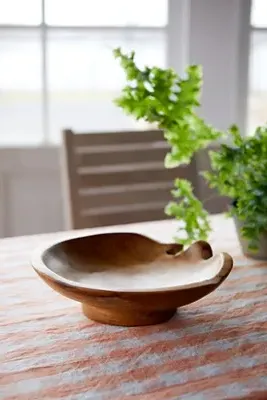 Footed Teak Root Serving Bowl - Small product