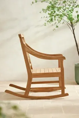Fretwork Teak Rocking Chair product