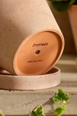 Galestro Pot and Saucer Set - Brown, Terracotta product
