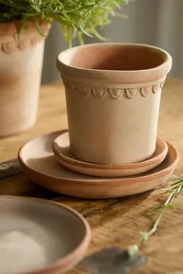 Galestro Saucer - Brown, Terracotta by Anthropologie, alternate view