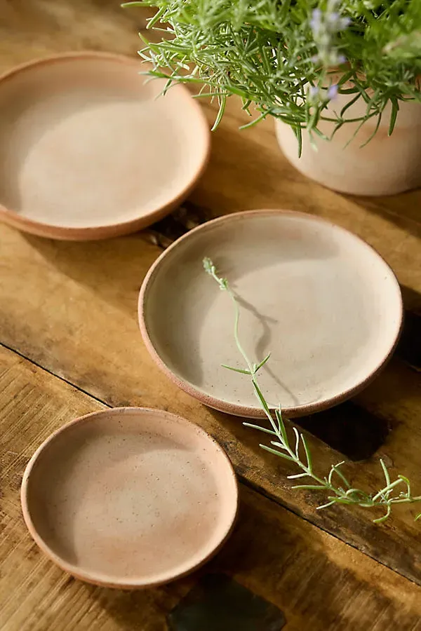 Galestro Saucer - Brown, Terracotta by Anthropologie