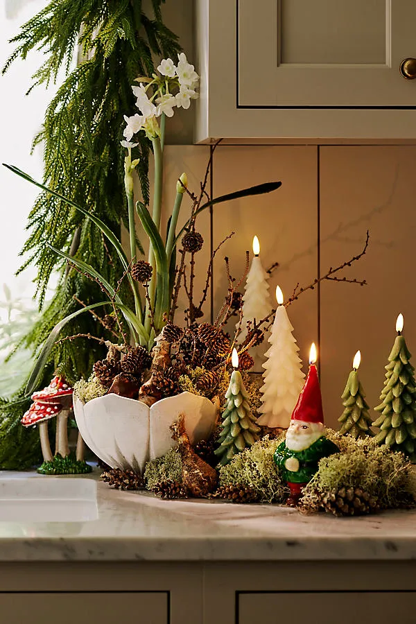 Garden Gnome Candle - Red by Anthropologie, alternate view