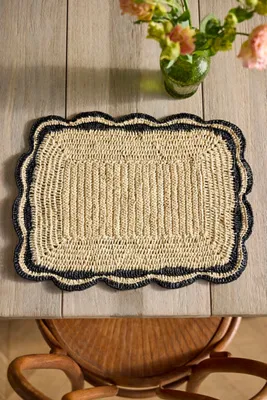 Garden Party Raffia Placemat - Natural by Anthropologie, alternate view