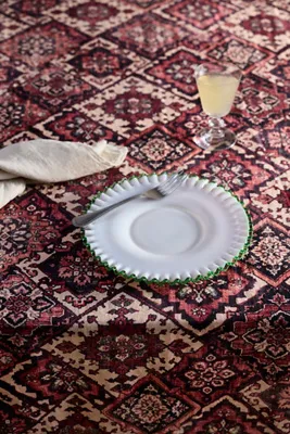 Geometric Tapestry Linen Tablecloth by Anthropologie, image 2