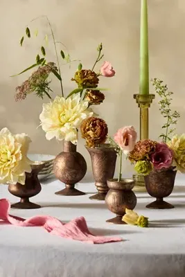 Glass Bud Vases Set of 5 - Brown by Anthropologie, image 2