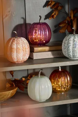 Glass Pumpkin 6" by Anthropologie, image 2