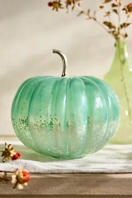 Glass Pumpkin - Blue by Anthropologie, image 2