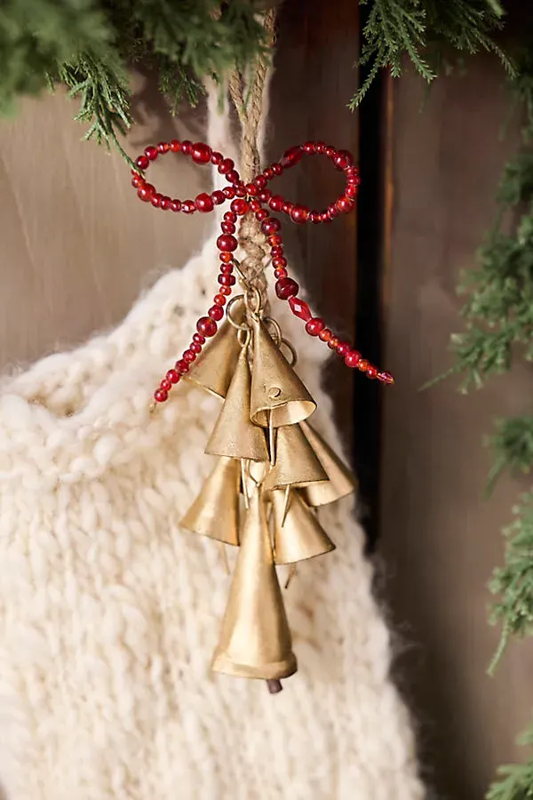 Gold Bell Charm - Gold by Anthropologie