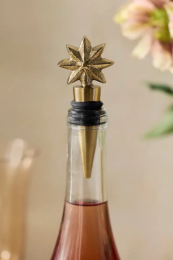 Golden Star Wine Stopper by Anthropologie, image 2
