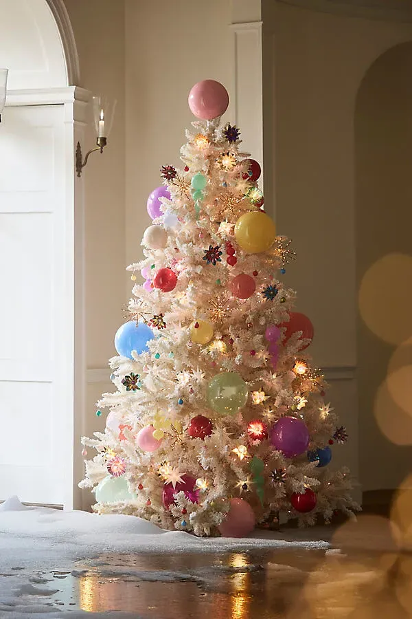 Good Cheer Giant Glass Bauble Ornament by Anthropologie, image 2