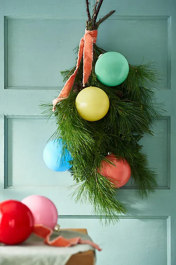 Good Cheer Glass Bauble Ornaments Set of 6 by Anthropologie
