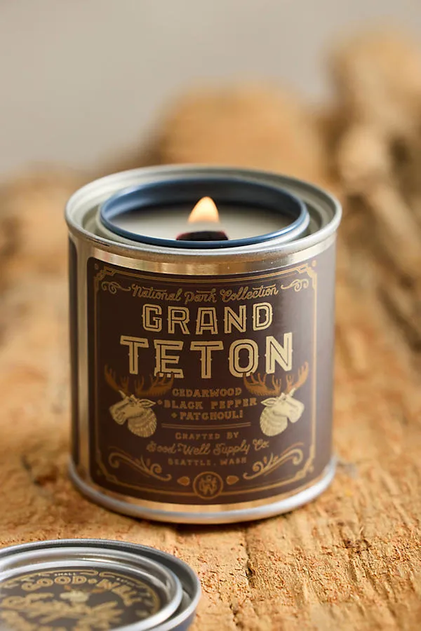 Good & Well Grand Teton National Park Tin Candle by Anthropologie