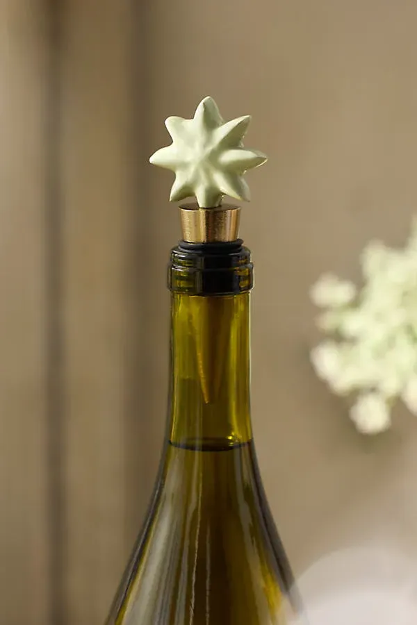 Green Star Wine Stopper by Anthropologie