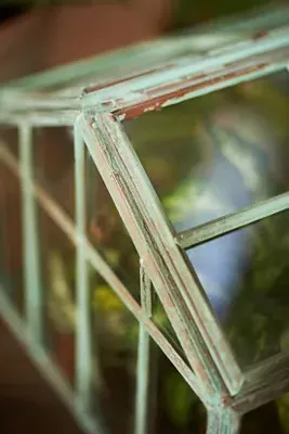 Greenhouse Iron Terrarium - Verdigris product