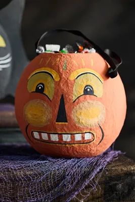 Halloween Candy Bowl - Paper, Cotton Mache product
