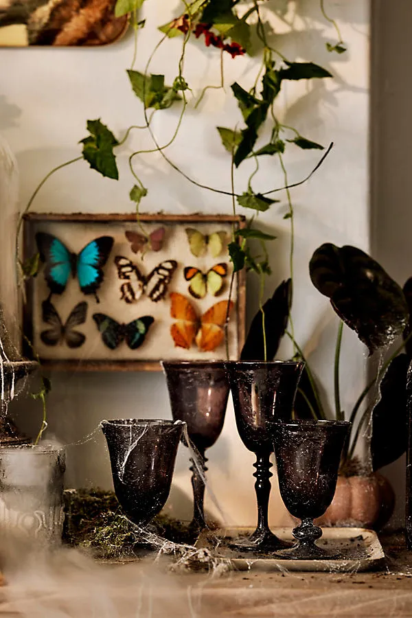 Halloween Embossed Drinking Glass - Large by Anthropologie, alternate view